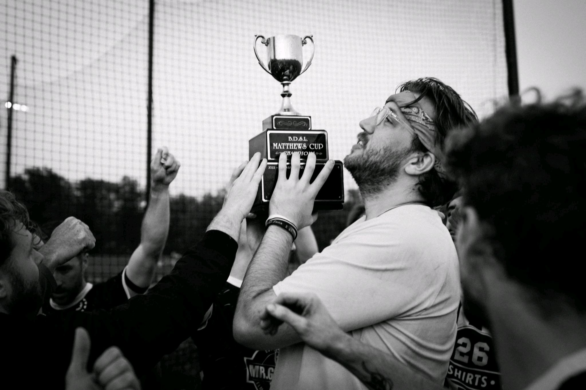 Rust Belt United lifting the trophy